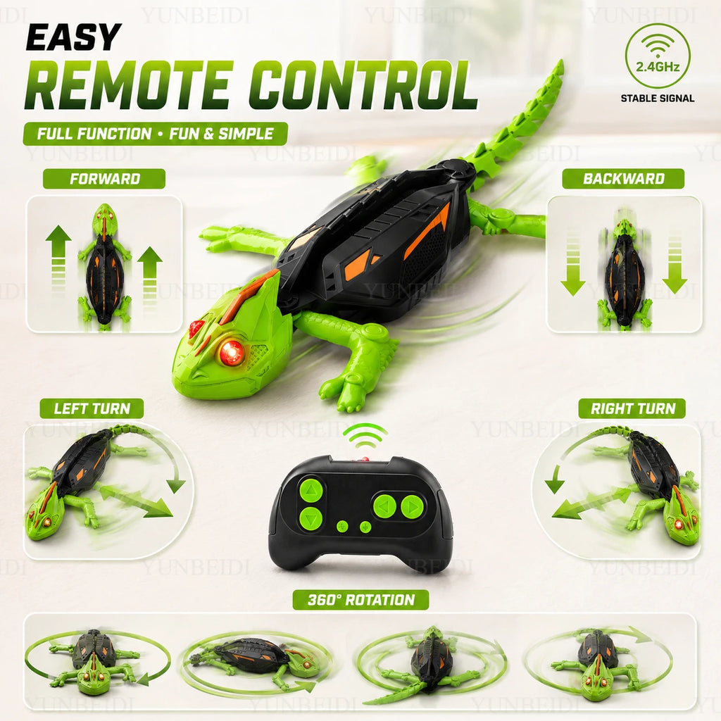 WallLizard™ — Lagarto Trepador Interactivo