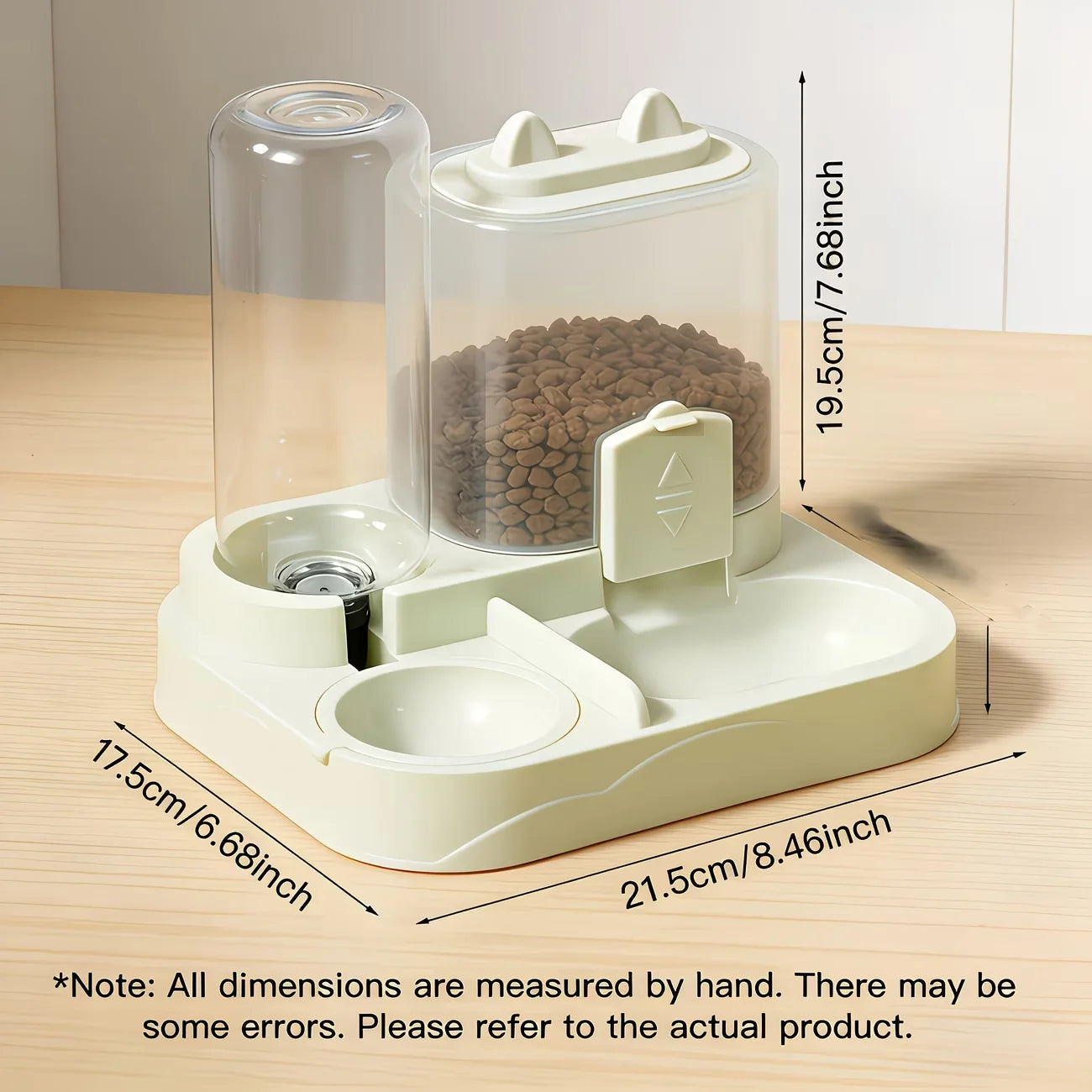 Dispensador automatico de comida y agua para animales