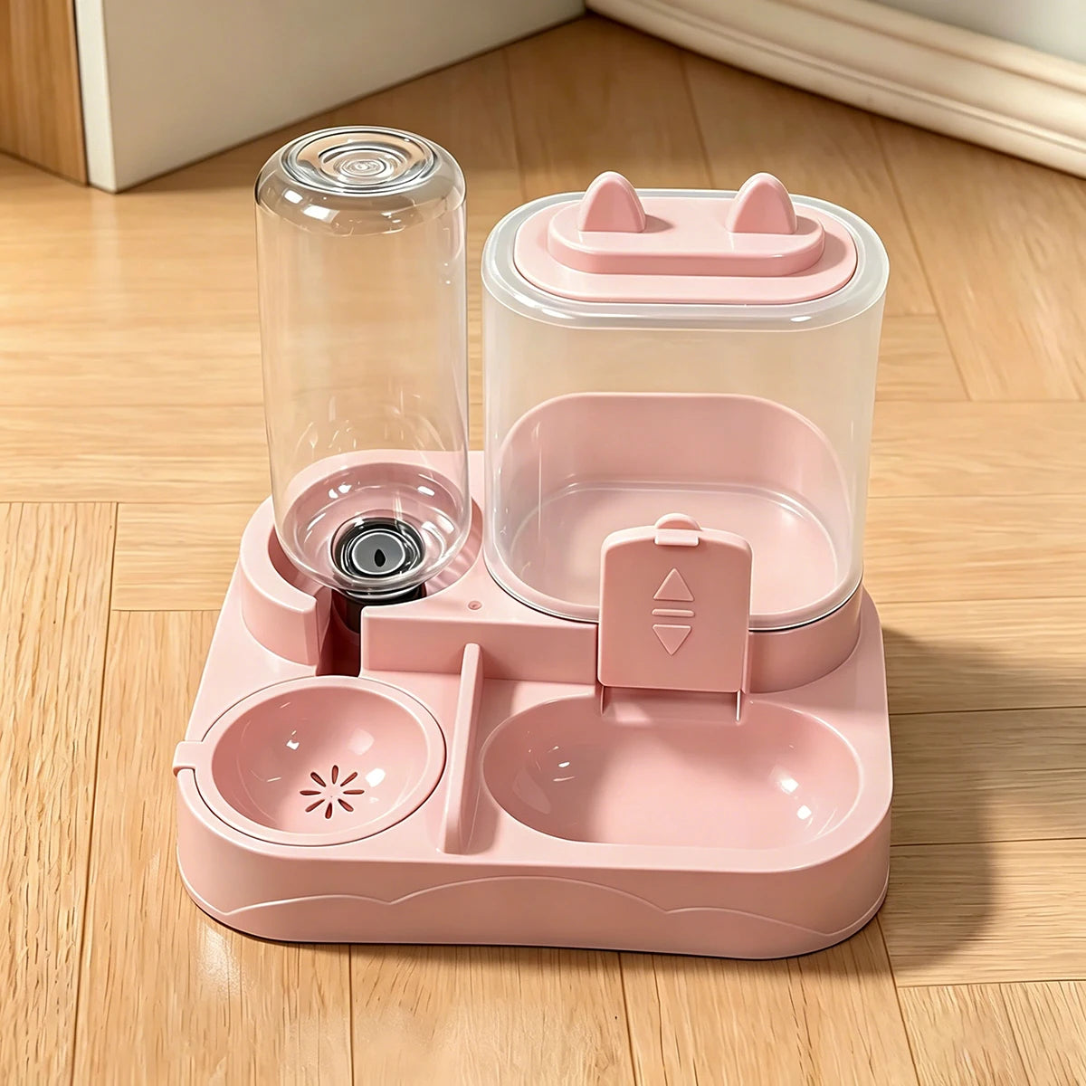Dispensador automatico de comida y agua para animales