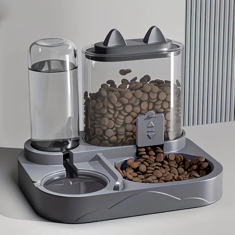 Dispensador automatico de comida y agua para animales